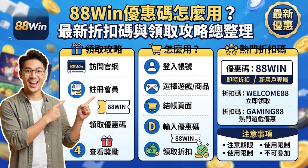 最新折扣碼與領取攻略總整理